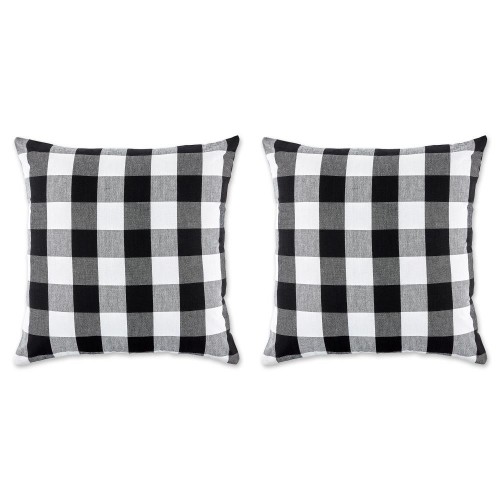 Pillow Cases| DII 2-Pack Black and White Standard Cotton Pillow Case - LJ90805