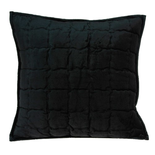 Pillow Cases| HomeRoots Jordan Black Standard Cotton Viscose Blend Pillow Case - OM02424