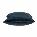Pillow Cases| HomeRoots Jordan Dark Blue Standard Cotton Viscose Blend Pillow Case - HS26664