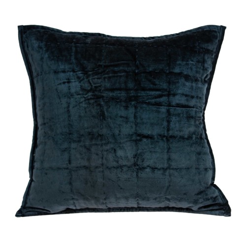 Pillow Cases| HomeRoots Jordan Dark Blue Standard Cotton Viscose Blend Pillow Case - HS26664
