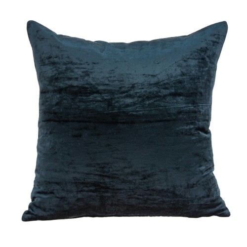 Pillow Cases| HomeRoots Jordan Dark Blue Standard Cotton Viscose Blend Pillow Case - VE43840