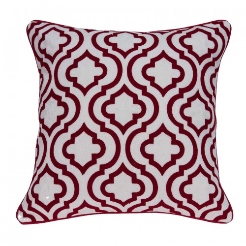 Pillow Cases| HomeRoots Jordan Red Standard Cotton Pillow Case - XN54044