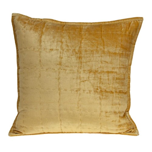 Pillow Cases| HomeRoots Jordan Yellow Standard Cotton Viscose Blend Pillow Case - DH08508