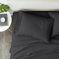 Pillow Cases| Ienjoy Home 2-Pack Home Black King Microfiber Pillow Case - QN10301