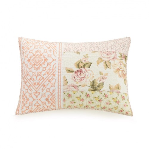 Pillow Cases| Mary Jane's Home Sweet Blooms Pink Standard Cotton Pillow Case - WP78915