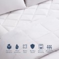 Mattress Covers & Toppers| Cozy Essentials 1-in D Polyester Queen Hypoallergenic Mattress Topper Bed Bug Protection - PP92026