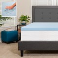 Mattress Covers & Toppers| Flash Furniture Capri Comfortable Sleep 3 inch Cool Gel Memory Foam Mattress Topper - Full - FM76685