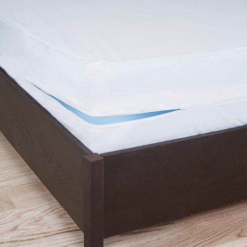 Mattress Covers & Toppers| Hastings Home 13-in D Polyester Full Encasement Hypoallergenic Boxspring Cover with Bed Bug Protection - FS61401