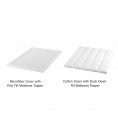 Mattress Covers & Toppers| Hastings Home 3-in D Polyester Queen Hypoallergenic Mattress Cover - HM84296