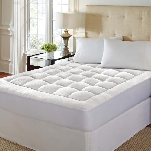 Mattress Covers & Toppers| LoftWorks 18-in D Polyester Queen Hypoallergenic Mattress Topper - OG45992