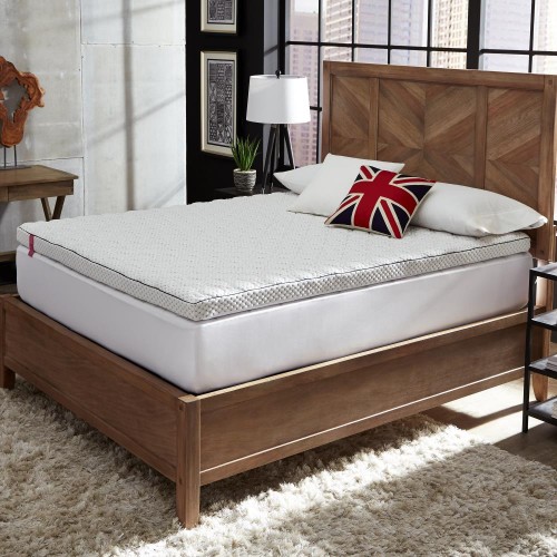 Mattress Covers & Toppers| LoftWorks 3-in D Rayon From Bamboo King Hypoallergenic Mattress Topper - GY87110
