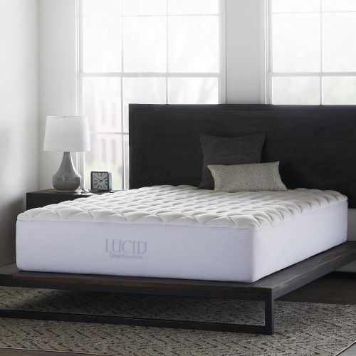 Mattress Covers & Toppers| LUCID Comfort Collection D Polyester Queen Mattress Cover - OS83709