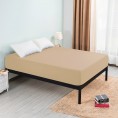 Mattress Covers & Toppers| Subrtex Ultra Soft Fitted Mattress Cover, King, Sand - AH95060