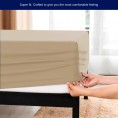 Mattress Covers & Toppers| Subrtex Ultra Soft Fitted Mattress Cover, Twin, Sand - QE14213
