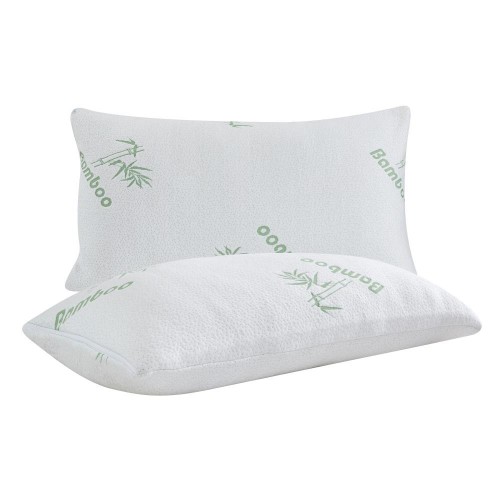 Bed Pillows| Amrapur Overseas 2-Pack King Medium Memory Foam Bed Pillow - WF54316