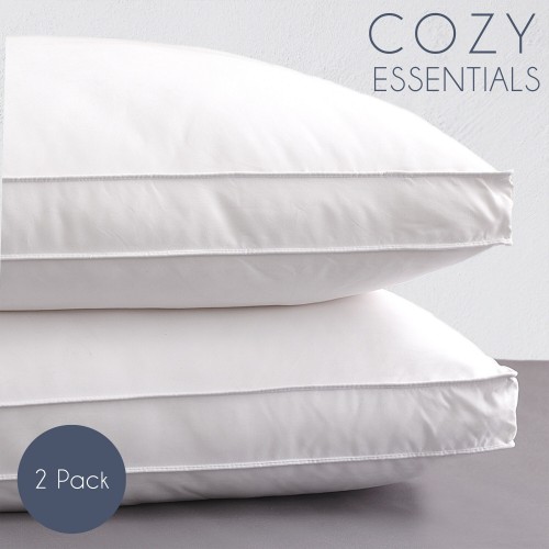 Bed Pillows| Cozy Essentials 2-Pack Queen Medium Down Alternative Bed Pillow - DC42724