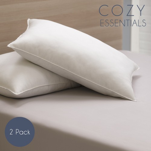 Bed Pillows| Cozy Essentials 2-Pack Standard Medium Down Alternative Bed Pillow - FV45441