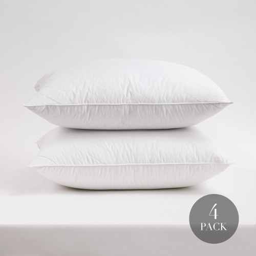 Bed Pillows| Cozy Essentials 4-Pack Queen Medium Down Alternative Bed Pillow - GC89179