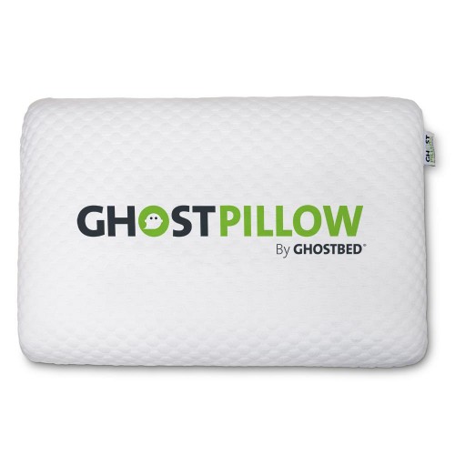 Bed Pillows| GhostBed Standard Medium Gel Memory Foam Bed Pillow - GA00387