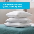 Bed Pillows| Linenspa Essentials Queen Firm Synthetic Bed Pillow - IH54644