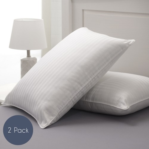 Bed Pillows| Weatherproof Vintage 2-Pack Jumbo Medium Down Alternative Bed Pillow - SF59948
