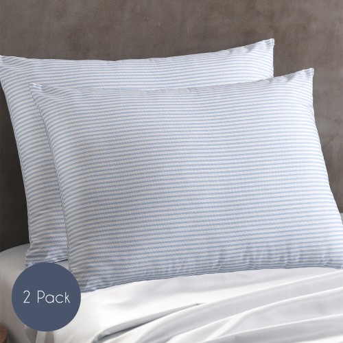 Bed Pillows| Weatherproof Vintage 2-Pack Jumbo Medium Down Alternative Bed Pillow - UZ55018