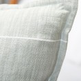 Throw Pillows| allen + roth 22-in x 22-in Sea Green 100% Cotton Indoor Decorative Pillow - VA90516