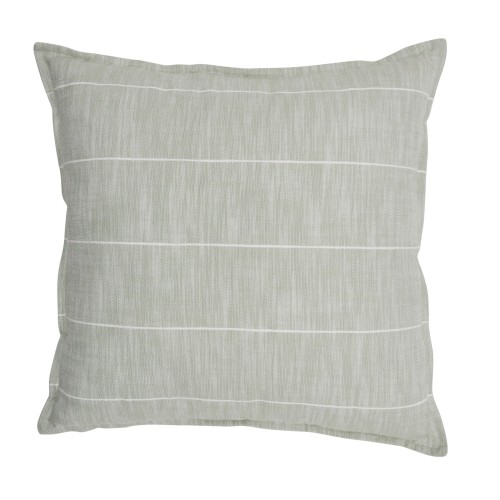 Throw Pillows| allen + roth 22-in x 22-in Sea Green 100% Cotton Indoor Decorative Pillow - VA90516
