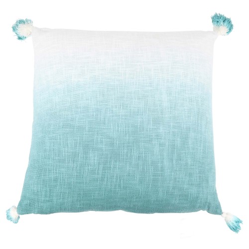 Throw Pillows| allen + roth Ombre 22-in x 22-in Teal Ombre Cotton Indoor Decorative Pillow - PU12741