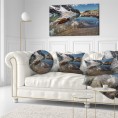Throw Pillows| Designart 12-in x 20-in White Polyester Indoor Decorative Pillow - IH39972