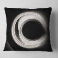 Throw Pillows| Designart 16-in x 16-in Black Polyester Indoor Decorative Pillow - EB37529