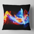Throw Pillows| Designart 16-in x 16-in Blue Polyester Indoor Decorative Pillow - RL76037