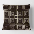 Throw Pillows| Designart 18-in x 18-in Black Polyester Indoor Decorative Pillow - LU95494