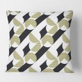 Throw Pillows| Designart 18-in x 18-in Black Polyester Indoor Decorative Pillow - QK36174