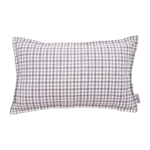 Throw Pillows| EVERGRACE Brenner 20-in x 12-in Gray White 100% Polyester Oblong Indoor Decorative Pillow - HN43648
