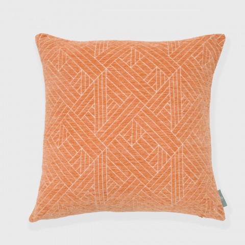 Throw Pillows| FRESHMINT Anke 18-in x 18-in Toasted Nut Polyester Indoor Decorative Pillow - CE59258