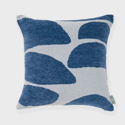 Throw Pillows| FRESHMINT Stonelance 18-in x 18-in Stellar Blue 80% Polyester 20% Recycled Cotton Indoor Decorative Pillow - VB05807