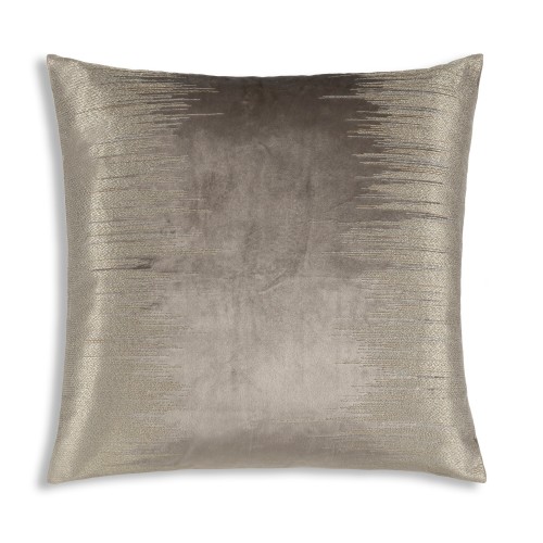 Throw Pillows| Inspire Me! Home Decor Inay 22-in x 22-in Grey Velvet Indoor Decorative Pillow - OD22908