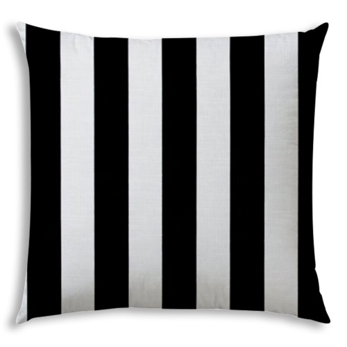 Throw Pillows| Joita 17-in x 17-in Black, White Polyester Indoor Decorative Pillow - VM91919