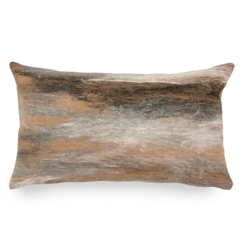 Throw Pillows| Liora Manne Visions I 12-in x 20-in Taupe Vista Indoor Decorative Pillow - EK75680