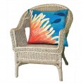 Throw Pillows| Liora Manne Visions III 20-in x 20-in Coral Reef and Fish Indoor Decorative Pillow - RC71114