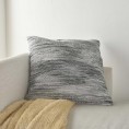 Throw Pillows| Mina Victory Lifestyles 26-in x 26-in Gray 65% Polyester, 35% Cotton Indoor Decorative Pillow - JO80196