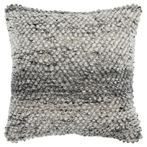 Throw Pillows| Rizzy Home Donny Osmond 20-in x 20-in Natural/Gray 65% Wool 35% Cotton Indoor Decorative Pillow - DB41944