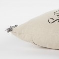 Throw Pillows| Rizzy Home Poly filled pillow 20-in x 20-in Natural 100% Cotton Indoor Decorative Pillow - QM06816