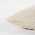 Throw Pillows| Rizzy Home Poly filled pillow 20-in x 20-in Natural 100% Cotton Indoor Decorative Pillow - IQ67548