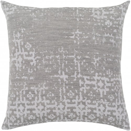Throw Pillows| Surya Abstraction 18-in x 18-in Medium Gray 100% Cotton Indoor Decorative Cover - NB21967