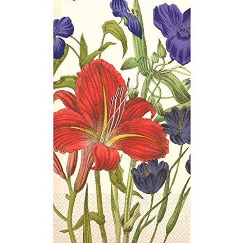 Amscan Multicolored Tiger Lily Disposable Guest Towels 16 Ct. | Party Tableware