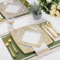 BZGWECD 85PCS Silver Gold Disposable Tableware Set Can Accommodate 10 People Square Bronzing Plate Tableware Party Tableware Decoration Color : Silver 85PCS