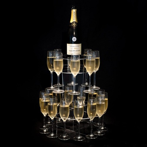 Champagne Display Stand for Weddings and Parties Holds 28 Flutes