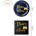 Cheers Beers Birthday Party Supplies16 Plates and 16 Napkins for Cheers Beers Theme Birthday Party Decorations